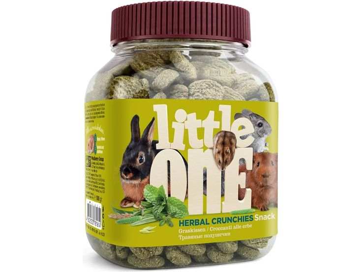 Little One Herbal Crunchies. Snack For All Small Mammals, 100 G