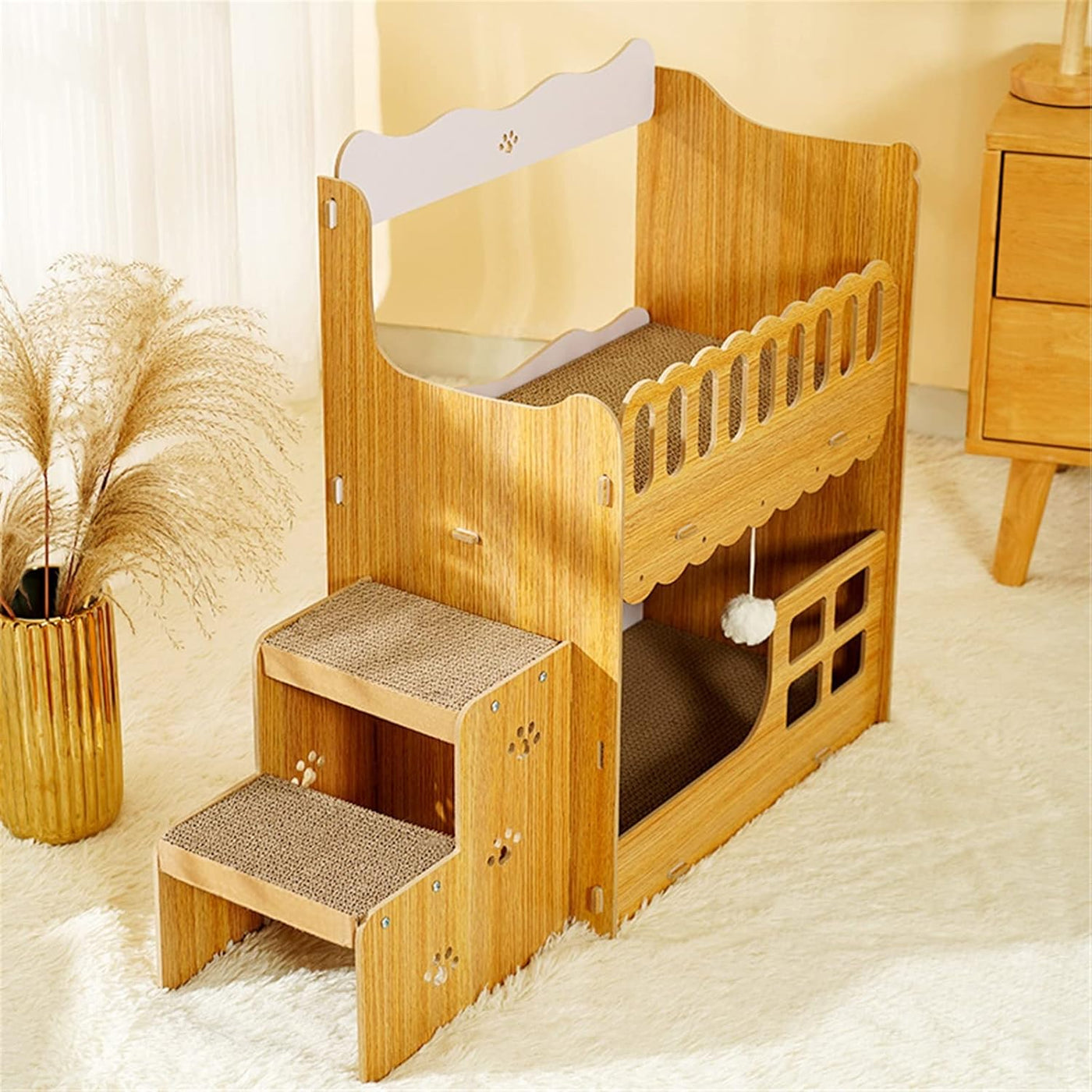 Claw-Sharpener Bed Cardboard Cat Scrashouse 72*30*60cm