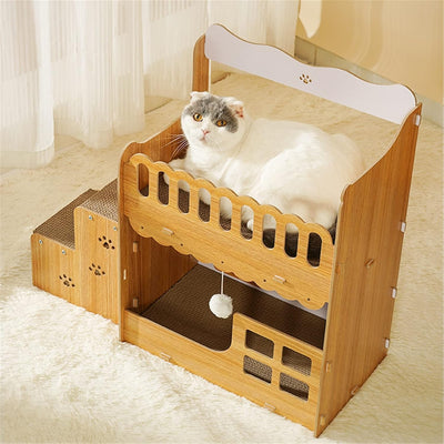 Claw-Sharpener Bed Cardboard Cat Scrashouse 72*30*60cm