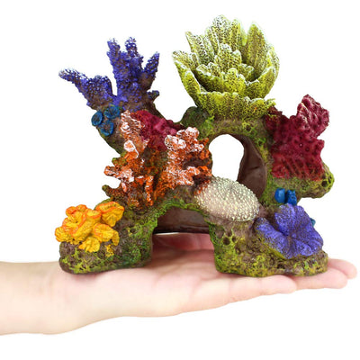 Fish Tank Landscaping Reef 16×10×14cm