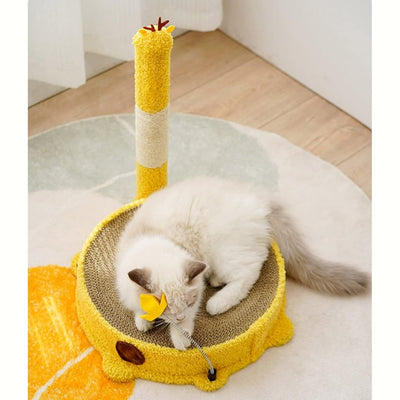 Modern yellow Giraffe Cat Scratcher 37*43cm