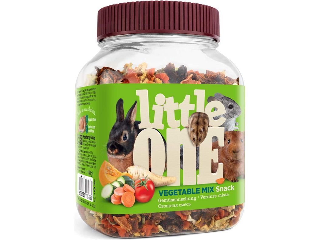 Little One Vegetable Mix. Snack For All Small Mammals, 150 G