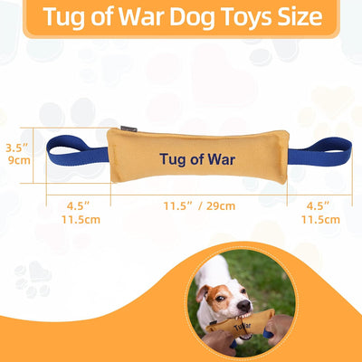 Tug Of War Canvas Dog Toy Yellow 12×40×5.5cm 86G