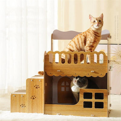 Claw-Sharpener Bed Cardboard Cat Scrashouse 72*30*60cm