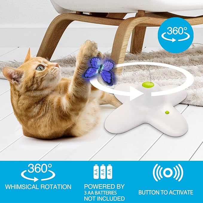 AFP Interactives - Flutter Bug Cat Toy