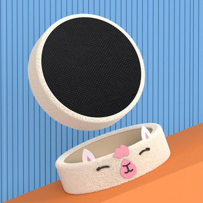 Modern White Llama Cat Scratcher 40*10cm