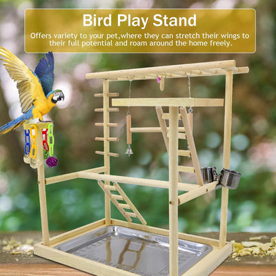 Happy Bird Toy For Wooden Standing 48×33.5×54.5cm