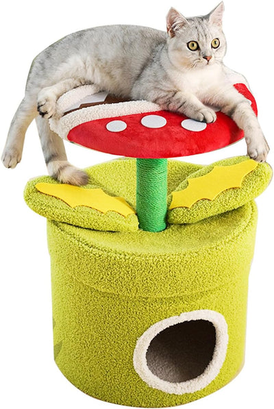 Modern Mushroom Cat Perch green 40*60cm