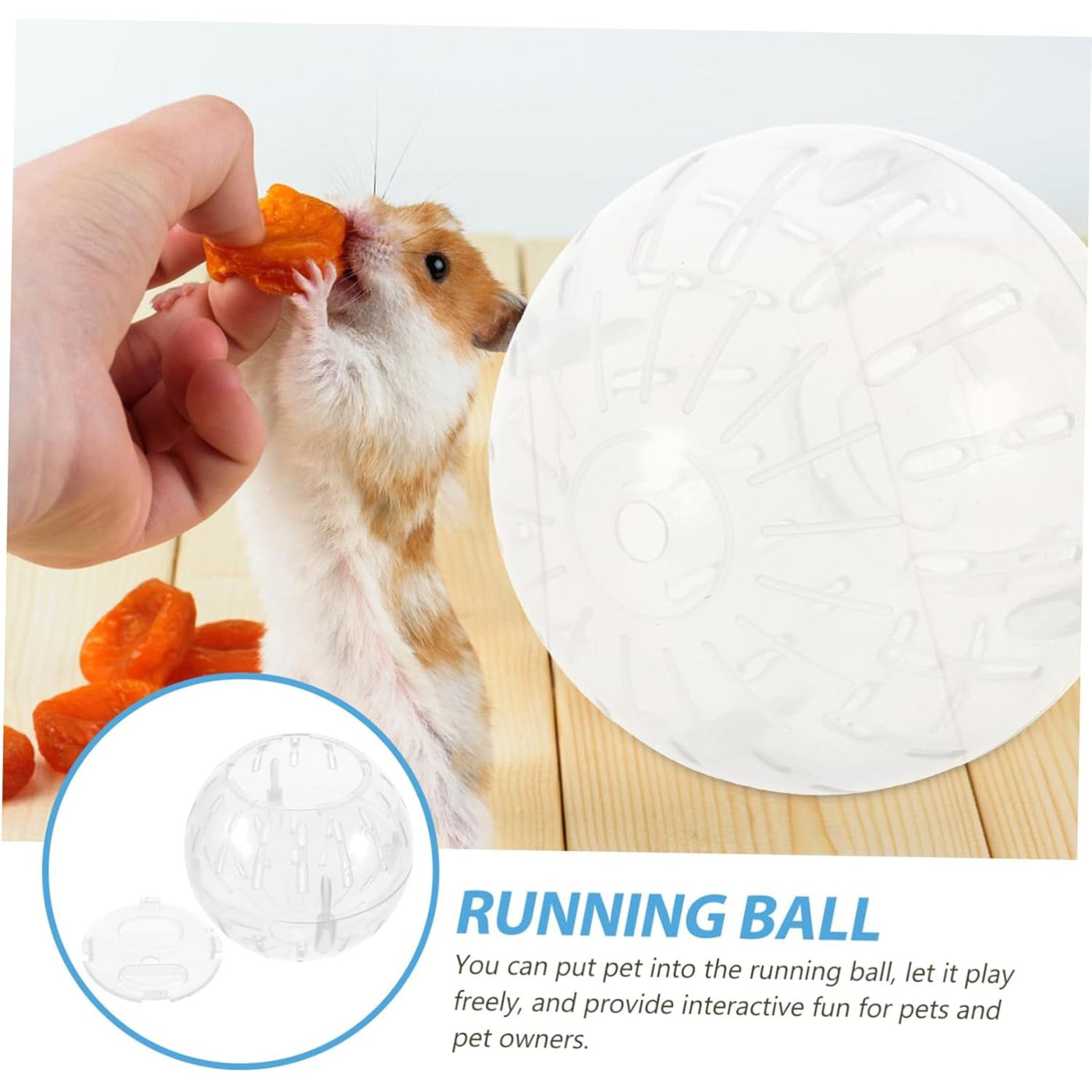 Mini trotting ball yellow 10 cm