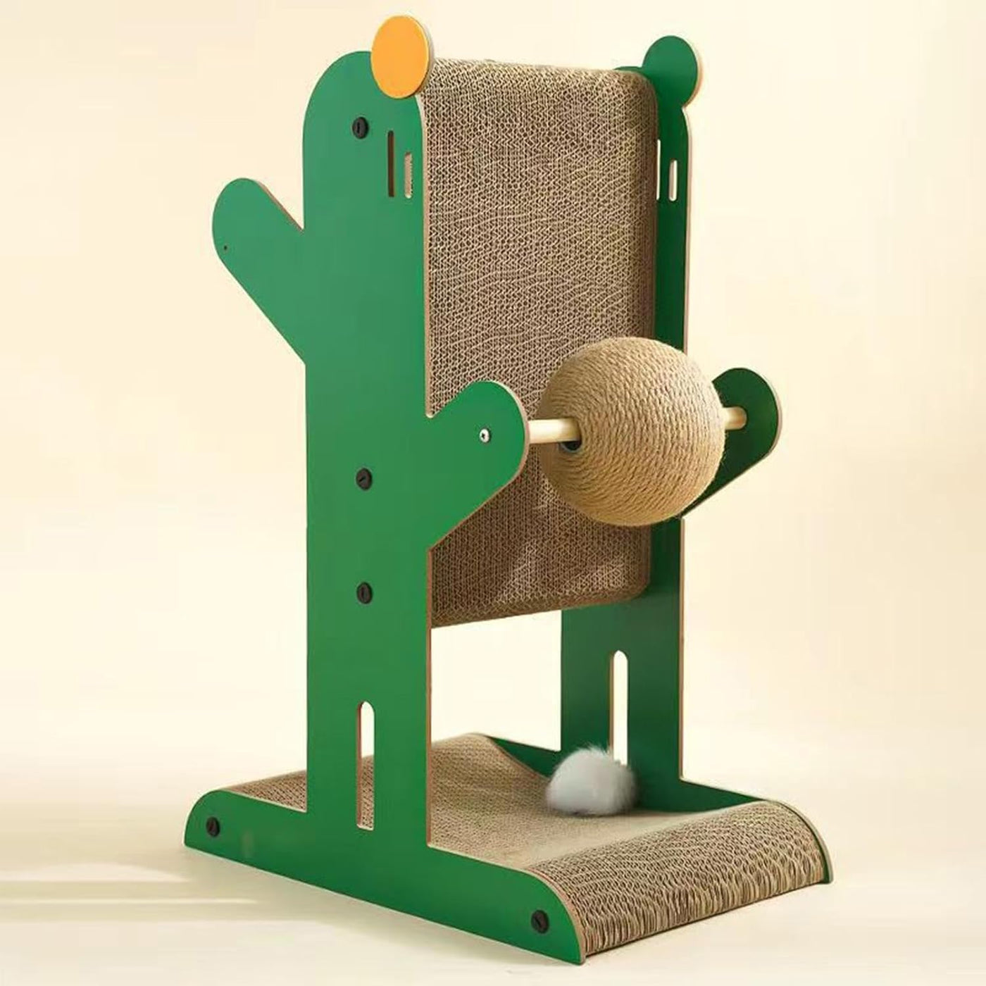 Cactus Shape Cat Scratcher with Ball Toy 29×35×56cm