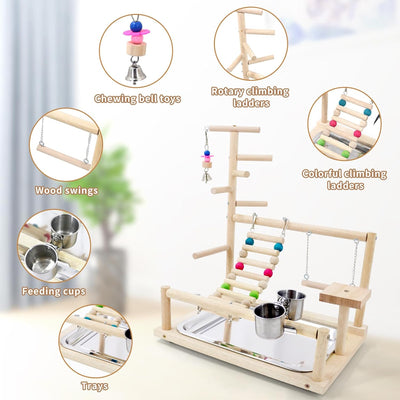 Bird Toy For Wooden Standing 37×26×44cm