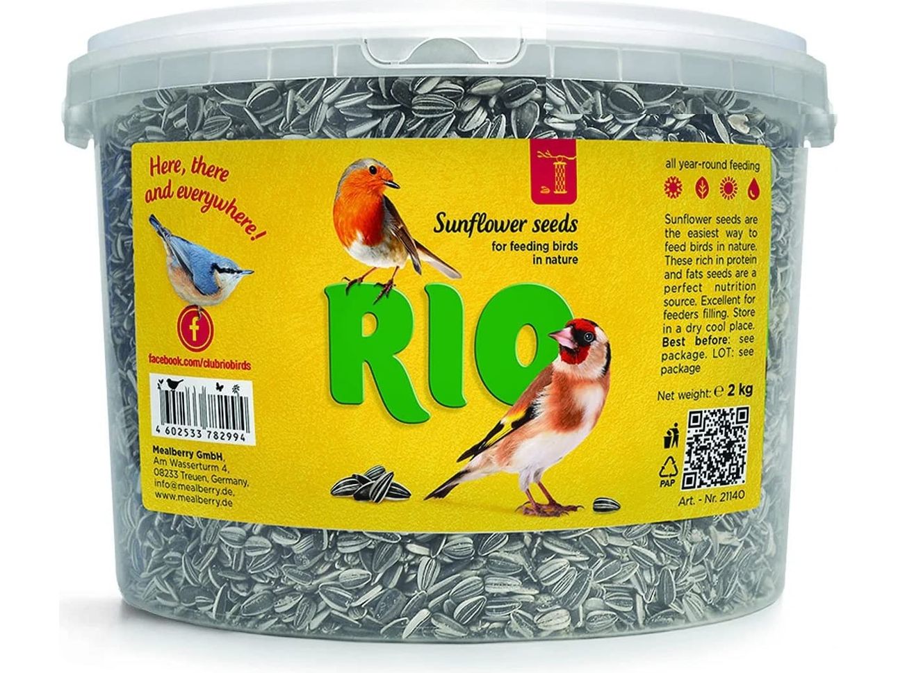 Rio Sunflower Seed, 2 Kg