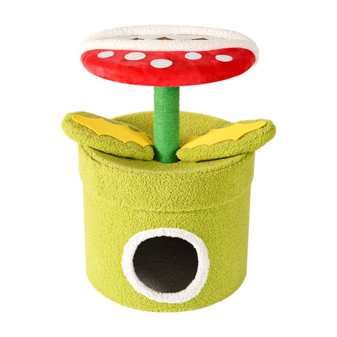 Modern Mushroom Cat Perch green 40*60cm