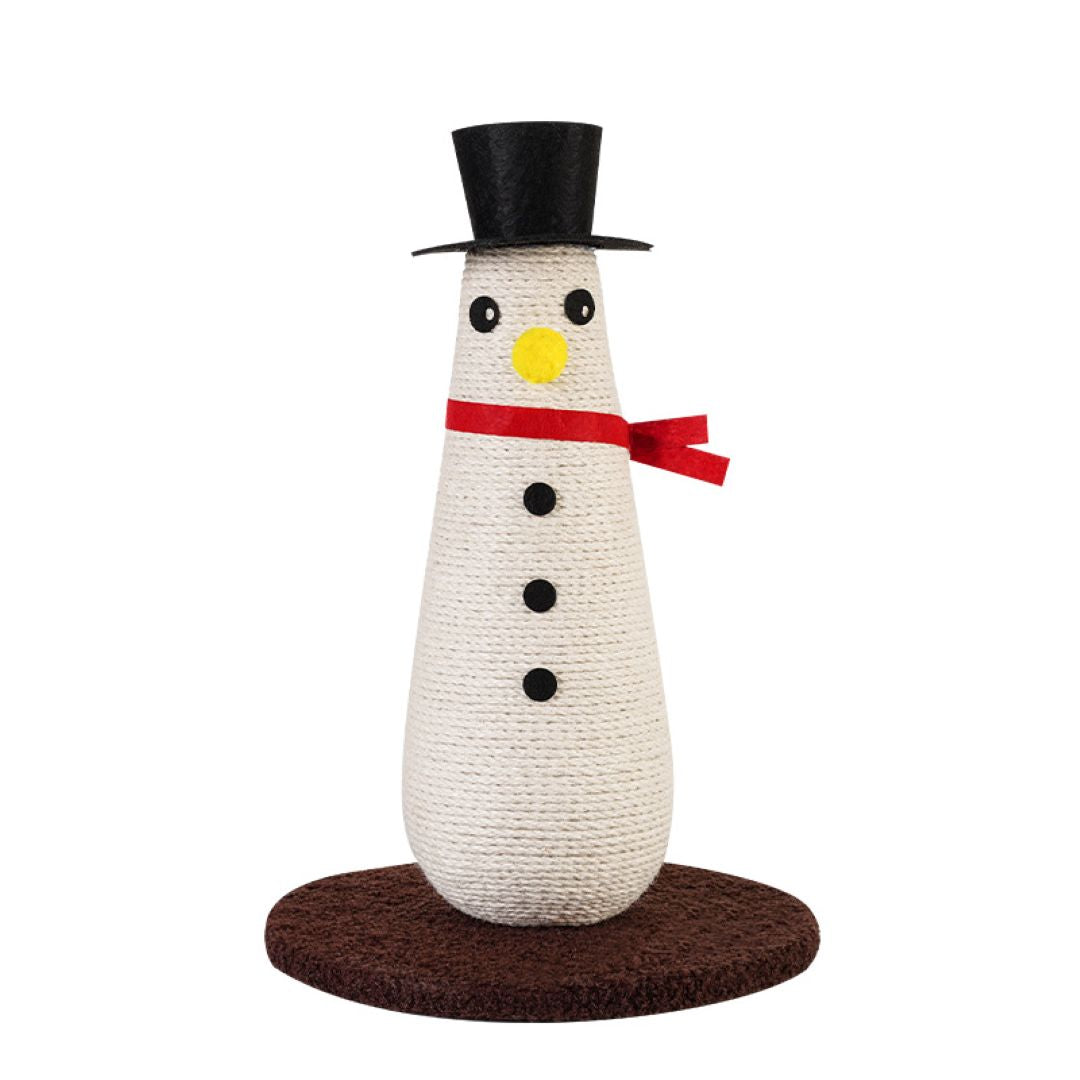 Modern Snowman Cat Scratcher & tree 30*46cm
