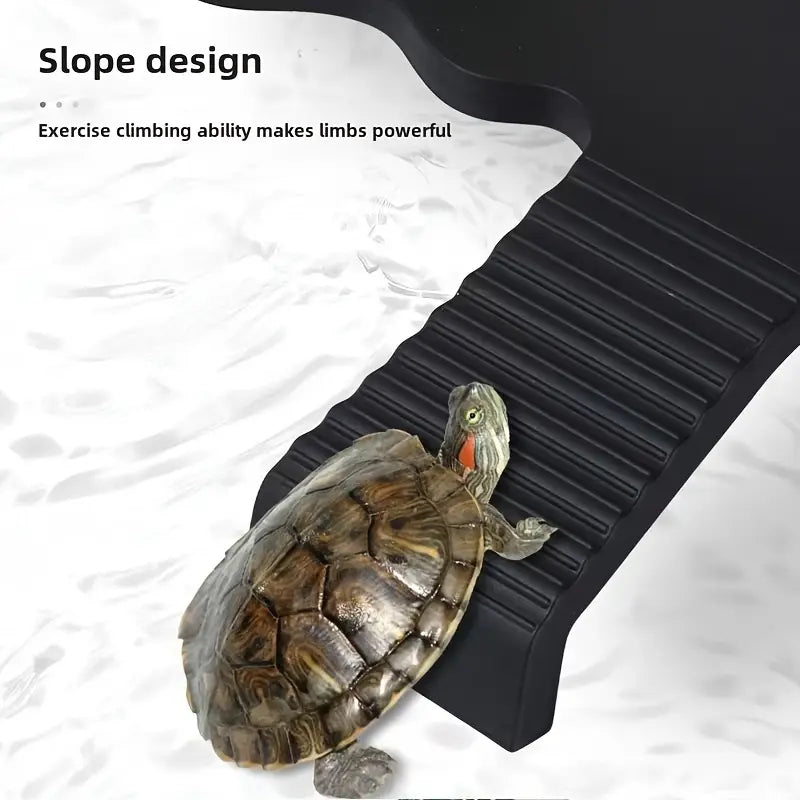 Plastic Turtle Platform White 14.5×15.3cm