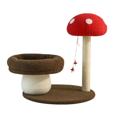 Modern Mushroom Cat Perch &amp; Tree 48×48×58cm