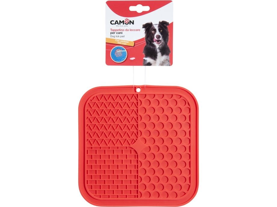 Dog lick mat- Silicone lick pad for dogs - 20x20cm -pattern 2