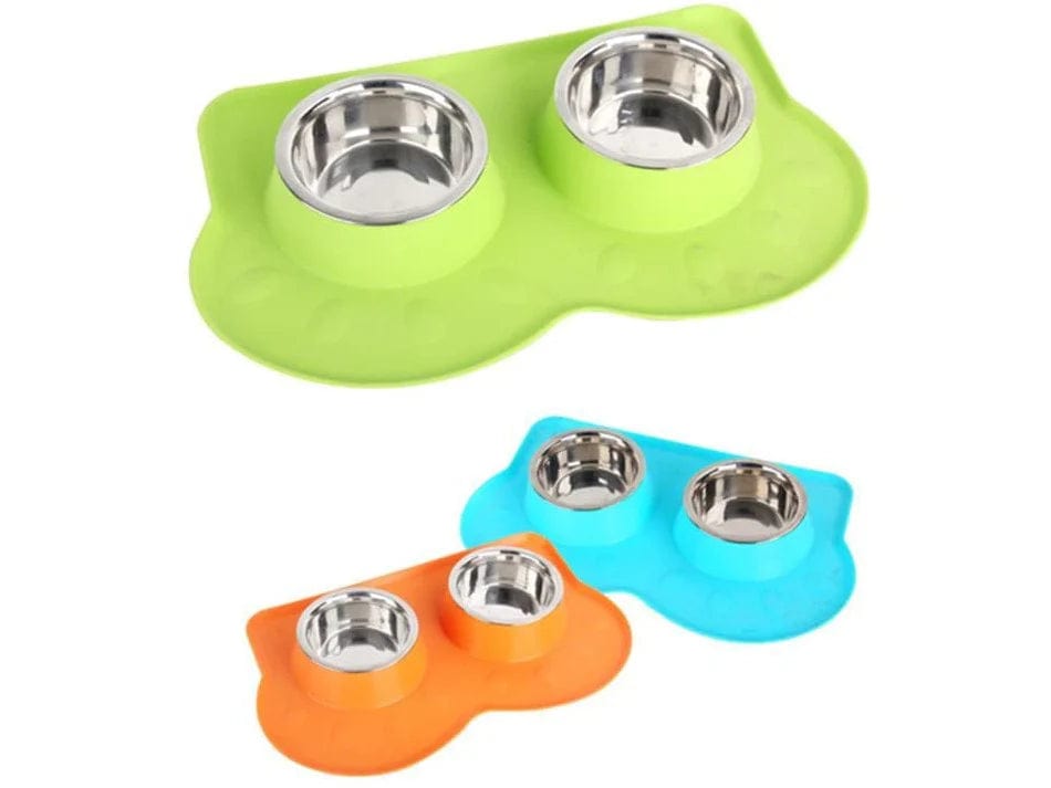 Pawise Double Pet Feeders 350Ml