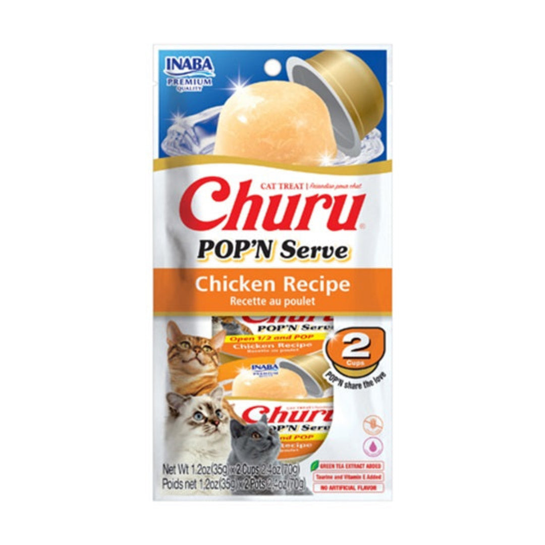 Churu POP`N Serve Chicken Recipe 35 g x 2 cups