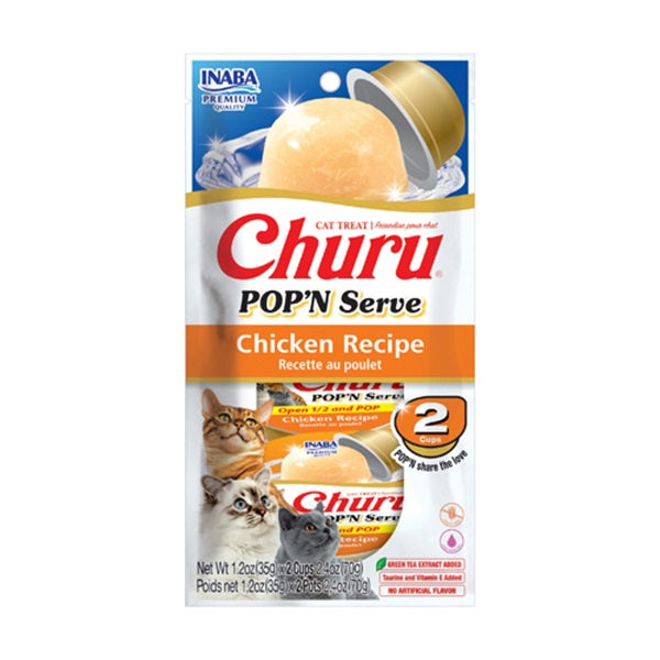 Churu POP`N Serve Chicken Recipe 35 g x 2 cups x 4 packs
