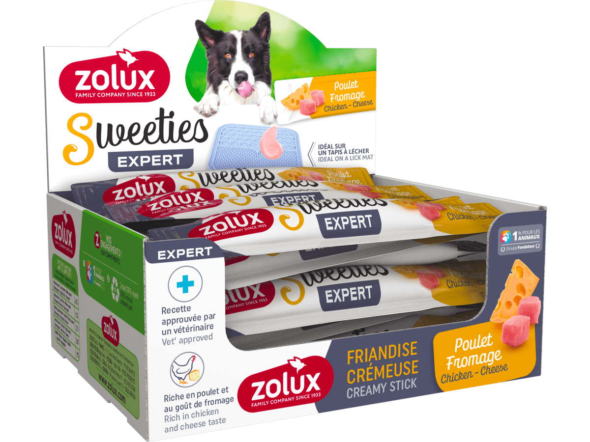 Zolux Sweeties Creamy Stick For Dog - Chicken Cheese,