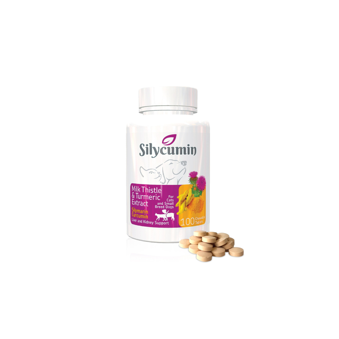 Silycumin for Cats & Small Breed Dogs (Liver & Kidney Support) 100 Tabs