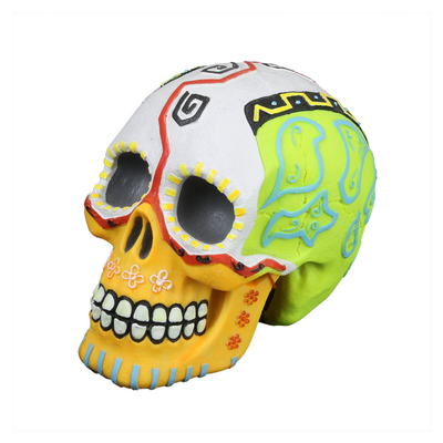 dia de los muertos skull 3 16,7x11,7x13CM Multicolour