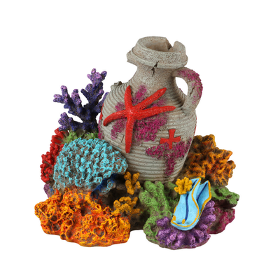 Amphora coral 2 13,9x11,5x12,4cm multicolour