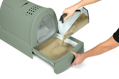 IMAC Zuma "2nd Life" Green Cat Litter Box