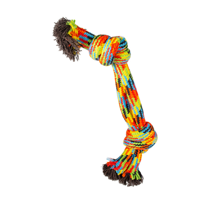 Double Knotted Cotton Rope Toy – 28cm Beach-Themed Dental Chew for Dogs, Tug &  Fetch Play