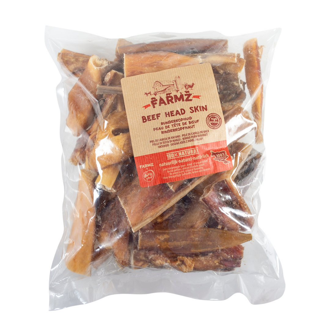 Farmz beef head skin 12cm - 1kg