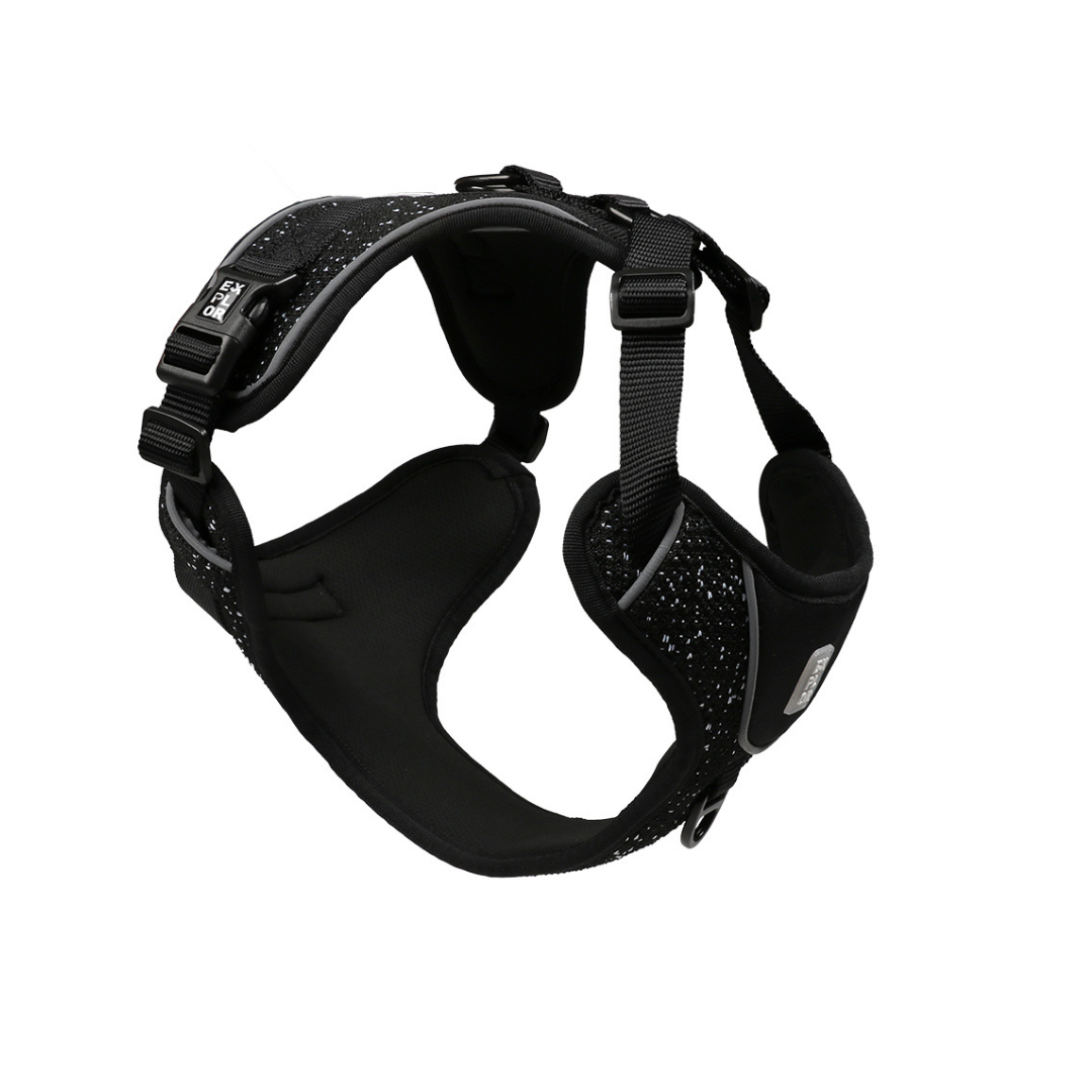 Ultimate Fit No-Pull harness Fashion L - 48-58cm - 58-81cm granite black