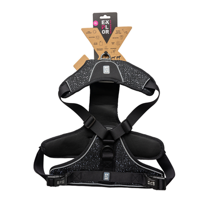 Ultimate Fit No-Pull Harness – XL (Granite Black) Neck: 52-66cm | Chest: 71-104cm