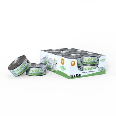 Naxos CAT Adult Sterilight PATE` VEAL & WHITE FISH Gr 12x85