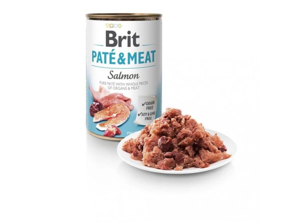 BRIT PATE & MEAT SALMON 400g