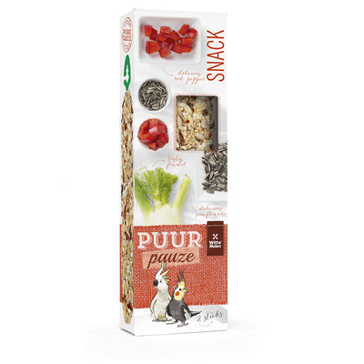 PUUR Pauze Sticks l parakeet fennel & pepper 2st - 140g