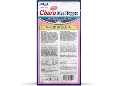 Churu Complete & Balanced for Adult Cats Tuna with Salmon Recipe Back