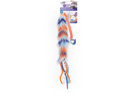 AFP (All For Paws) Furry Ball - Fluffy Spring with Finger Ring