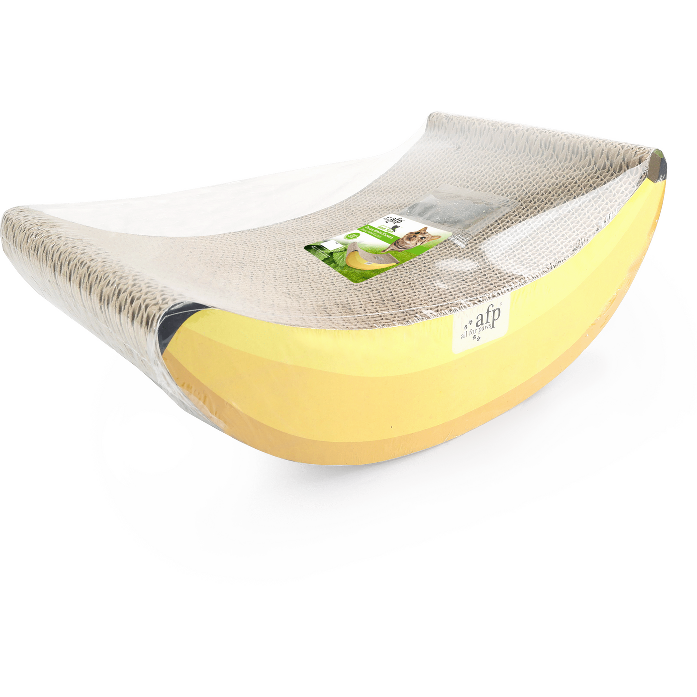 AFP (All For Paws) Green Rush - Banana Wobble 'N' Scratch