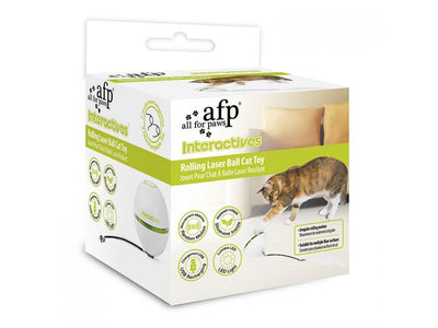 AFP (All For Paws) Interactives - Rolling Laser Ball Cat Toy