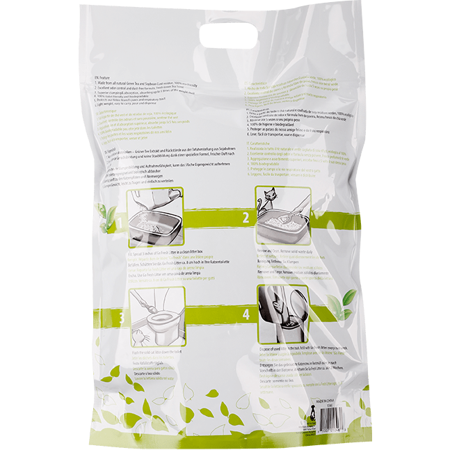 AFP (All for Paws) Natural Cat Litter 2.7Kg/6L - Green Tea Scent