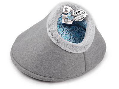 AFP (All for Paws) Vintage Pet-Reversible Cat Bed - Gray