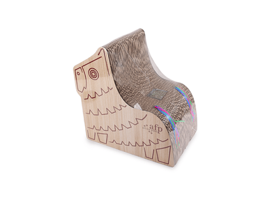 AFP Whisker - Pinata scratcher Pad for Indoor Cats