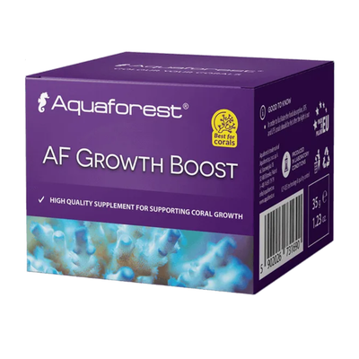 Aquaforest AF Growth Boost supplement packaging on a white background