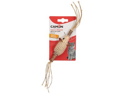 Cat Toy - Matatabi - Sisal Mouse (2 Subjects). Approx.13Cm