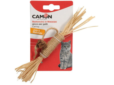 Cat Toy - Matatabi Stick with Jute and Straw Rope (2 Models)