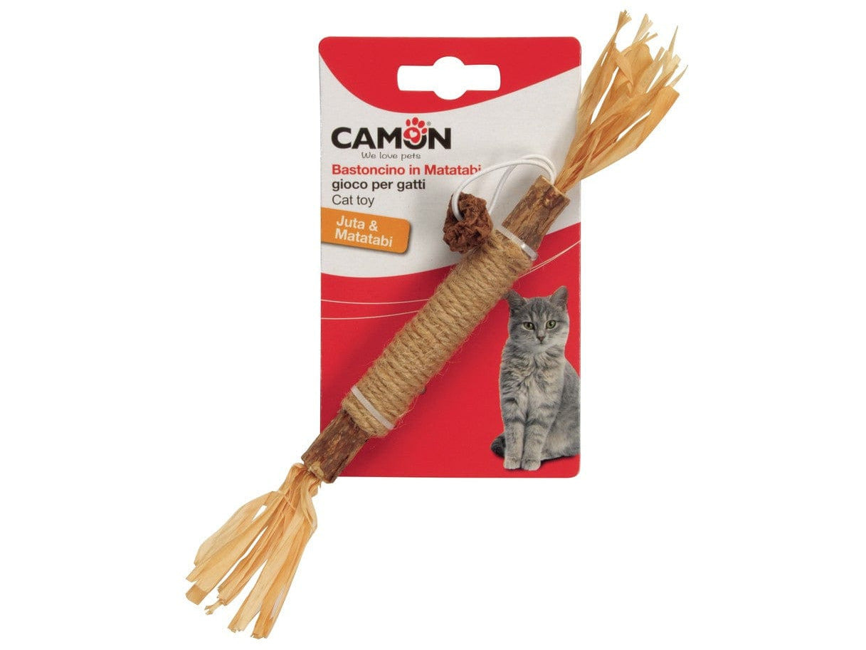 Cat Toy - Matatabi Stick with Jute and Straw Rope (2 Models)