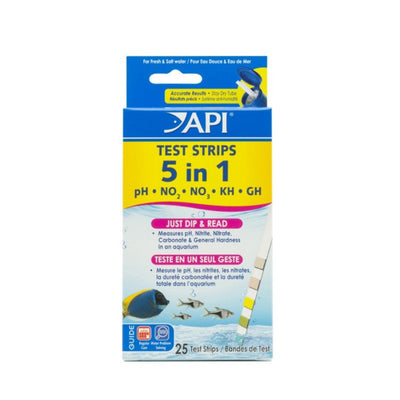 API® 5-in-1 Test Strips for Aquarium Water