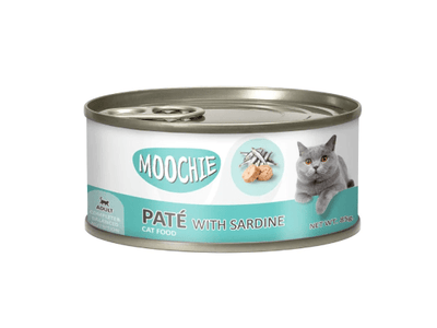 A 156g can of Moochie Loaf with Sardine