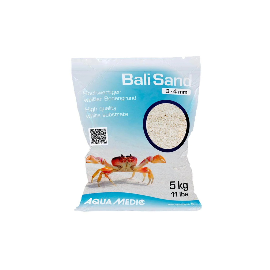 Aqua Medic Bali Sand 3-4 mm – Natural Calcareous Sand for Saltwater Aquariums (5 kg Bag)